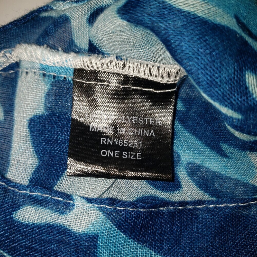 BLUE LEOPARD Infinity Loop Scarf - Picture 3 of 4